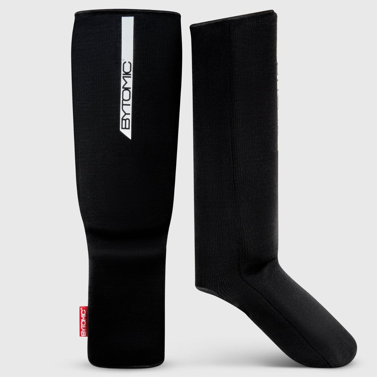 Black/White Bytomic Red Label Elasticated Shin-Instep