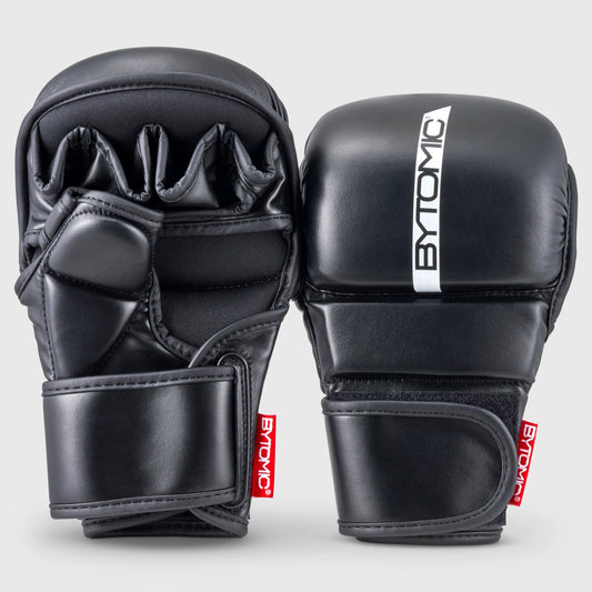 Black/White Bytomic Red Label MMA Sparring Gloves