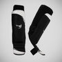 Black/White Fumetsu Ghost S3 MMA Shin Guards