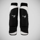 Black/White Fumetsu Ghost S3 MMA Shin Guards