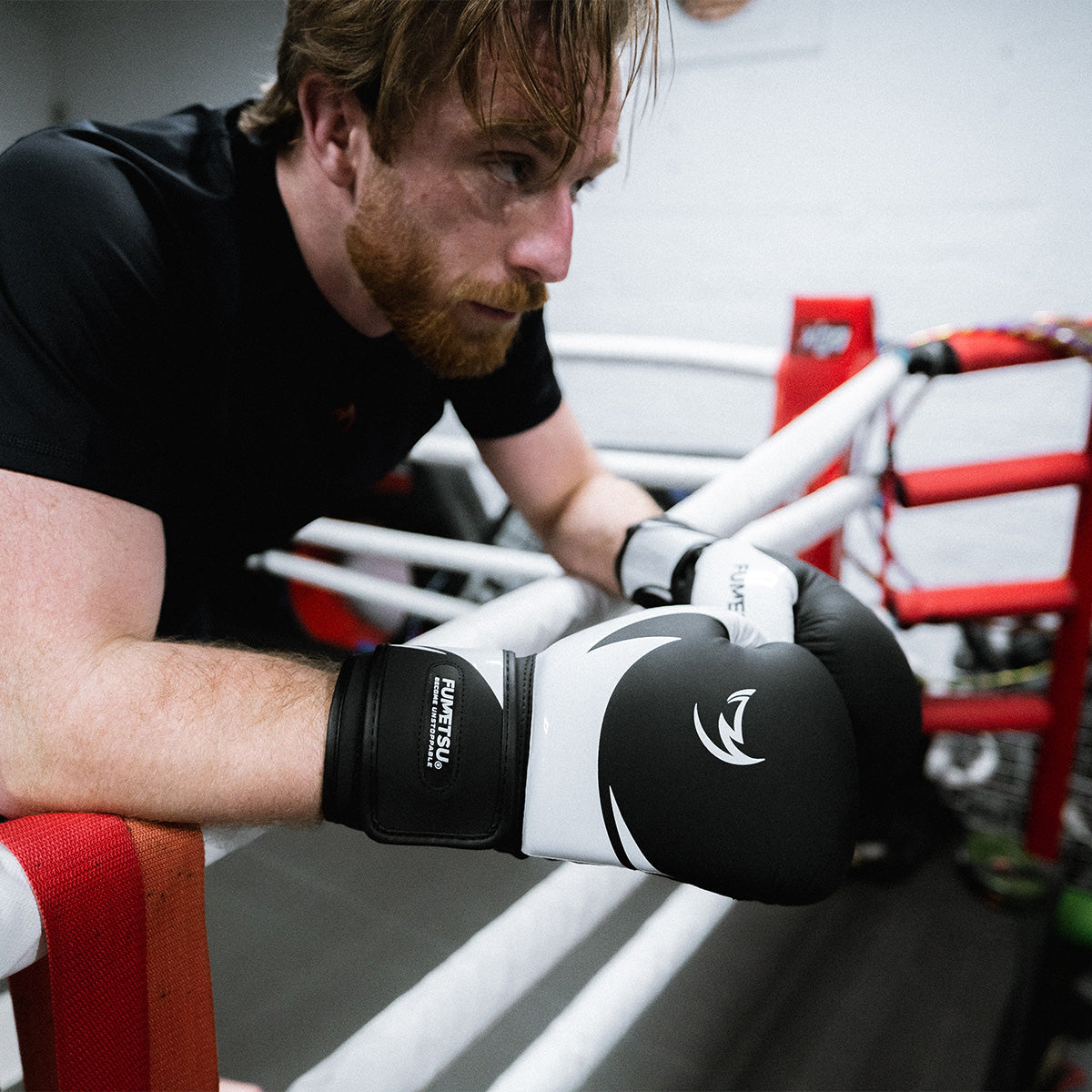 Black/Black Fumetsu Ghost S3 Boxing Gloves