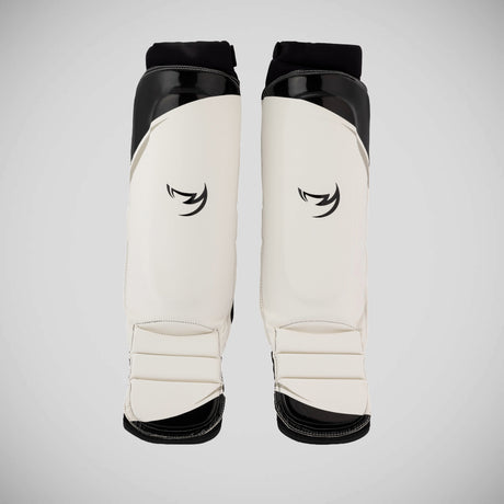 Black/White Fumetsu Ghost S3 MMA Shin Guards