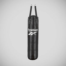 Black/White Reebok 4ft PU Punch Bag