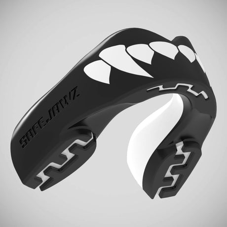 Black/White SafeJawz Extro Fangz Mouth Guard