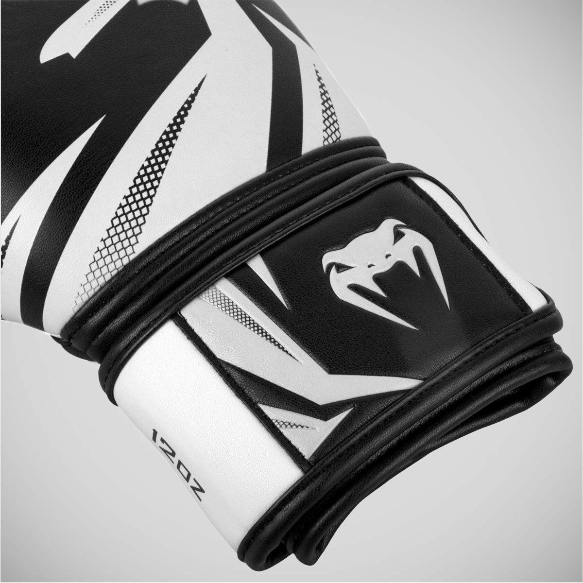 Black/White Venum Challenger 3.0 Boxing Gloves