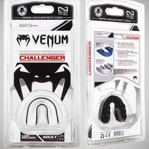 Black/White Venum Challenger Mouthguard