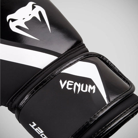 Black/White Venum Contender 2.0 Boxing Gloves