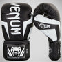 Black/White Venum Elite Boxing Gloves