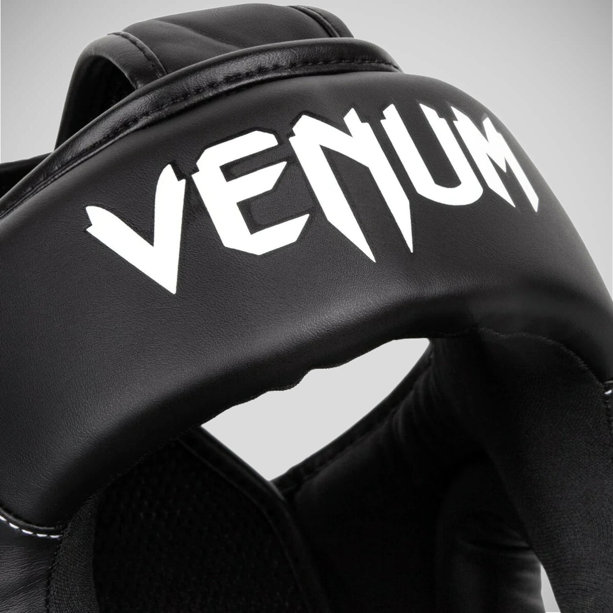 Black/White Venum Elite Head Guard