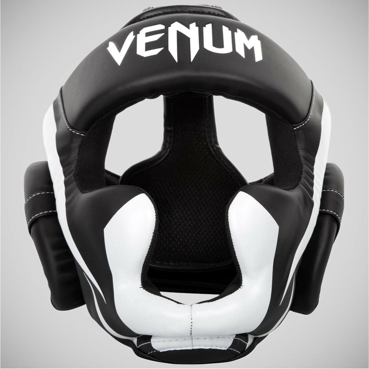 Black/White Venum Elite Head Guard