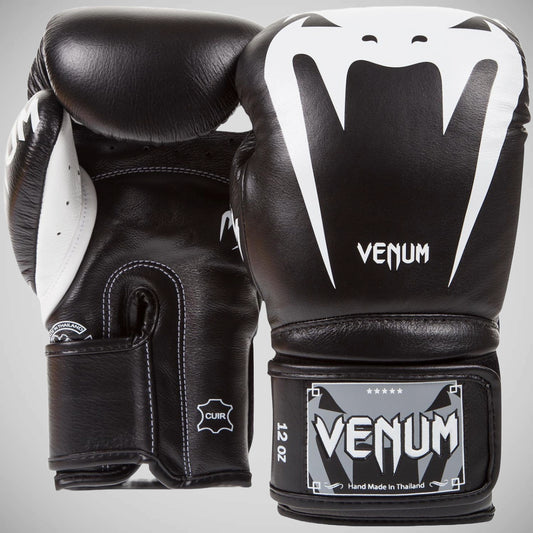 Black/White Venum Giant 3.0 Boxing Gloves