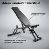 Black Bytomic Adjustable Weight Bench