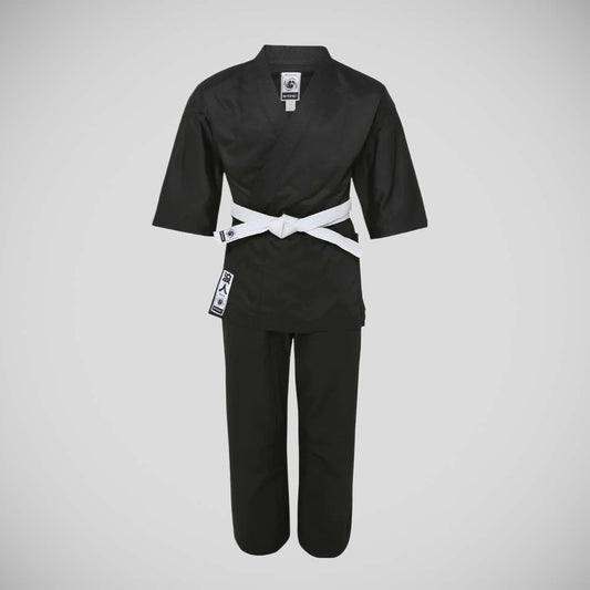 Black Bytomic Kids Ronin Middleweight Karate Uniform