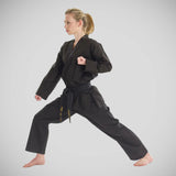 Black Bytomic V-Neck Martial Arts Uniform