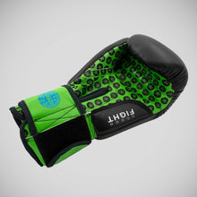 Black/Green Top Ten Fight Boxing Gloves