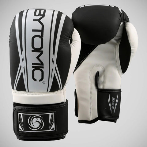 Black/White Bytomic Axis V2 Boxing Gloves