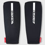 Black/White Bytomic Red Label Elasticated Shin Guards