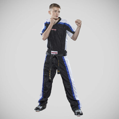Black/White Top Ten Mesh Kickboxing Jacket