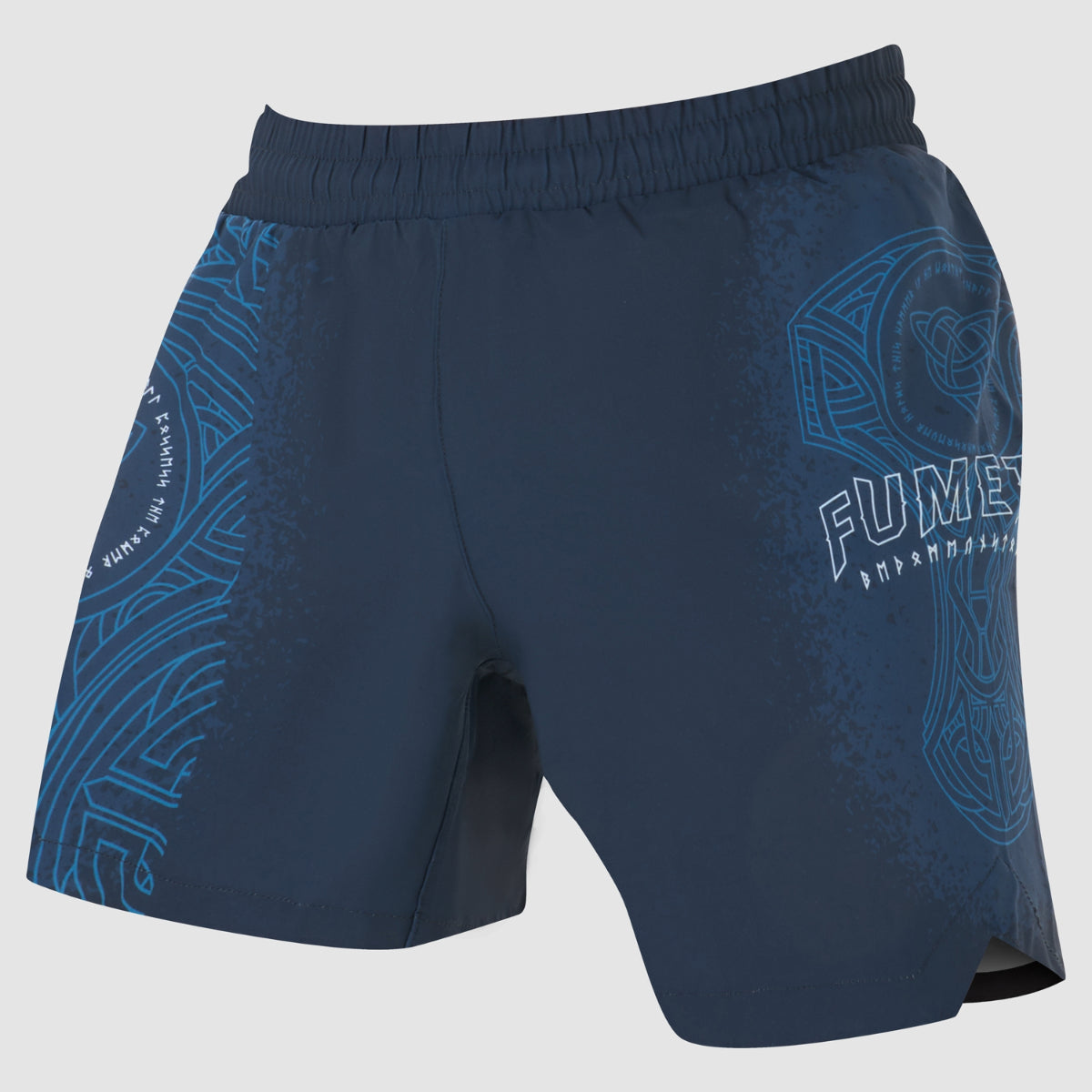 Blue/Black Fumetsu Mjolnir V-Lite Fight Shorts