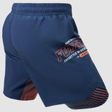 Navy Fumetsu Varsity Dual Layer Fight Shorts