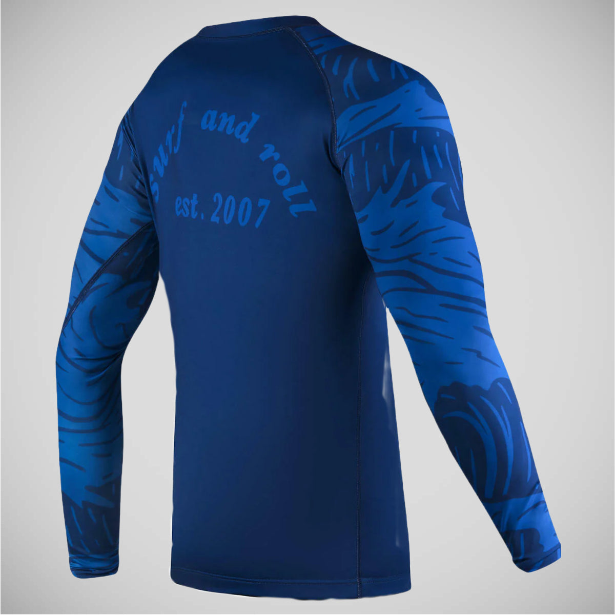 Blue Fumetsu Waves MK2 Long Sleeve Rash Guard