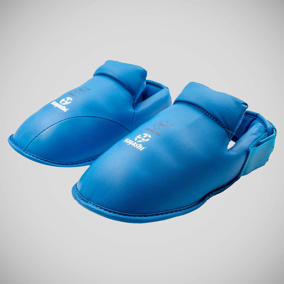 Hayashi WKF Approved Karate Shin-Instep Guard Blue