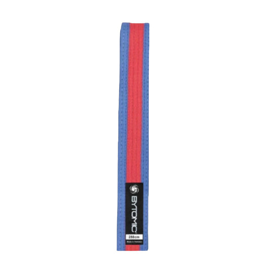 Blue/Red Bytomic Coloured Stripe Martial Arts Belt 10 Pack