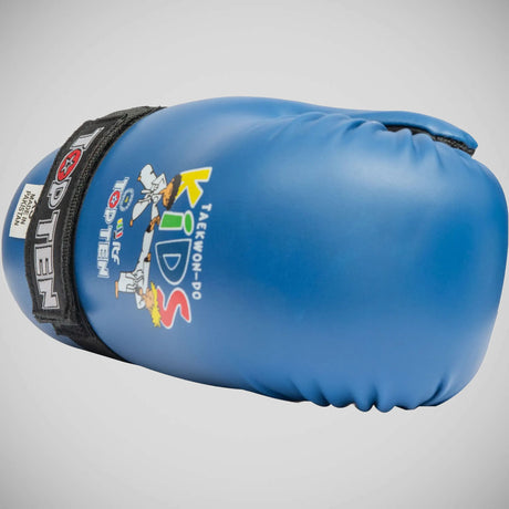 Blue Top Ten Kids Generation ITF Pointfighter Gloves