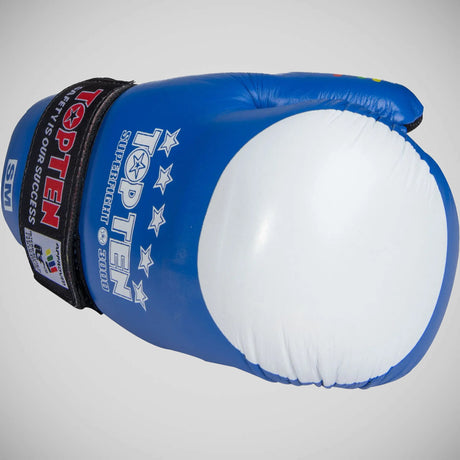 Blue Top Ten Open Hand Superfight ITF Gloves