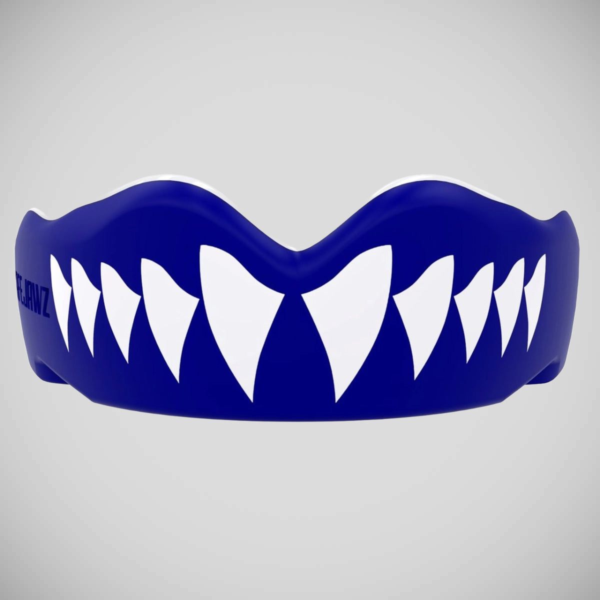 Blue/White SafeJawz Extro Shark Mouth Guard from Bytomic