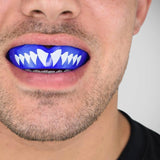 Blue/White SafeJawz Extro Shark Mouth Guard