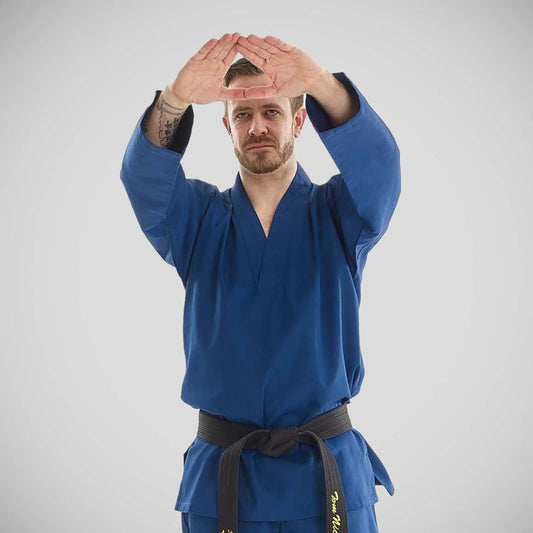 Blue Bytomic Adult V-Neck Martial Arts Uniform