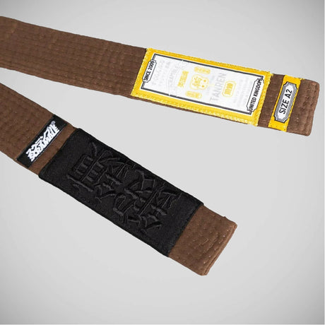 Brown Scramble Tanren V4 BJJ Belt