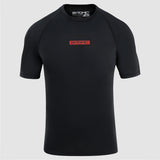 Black Bytomic Red Label Short Sleeve Rash Guard