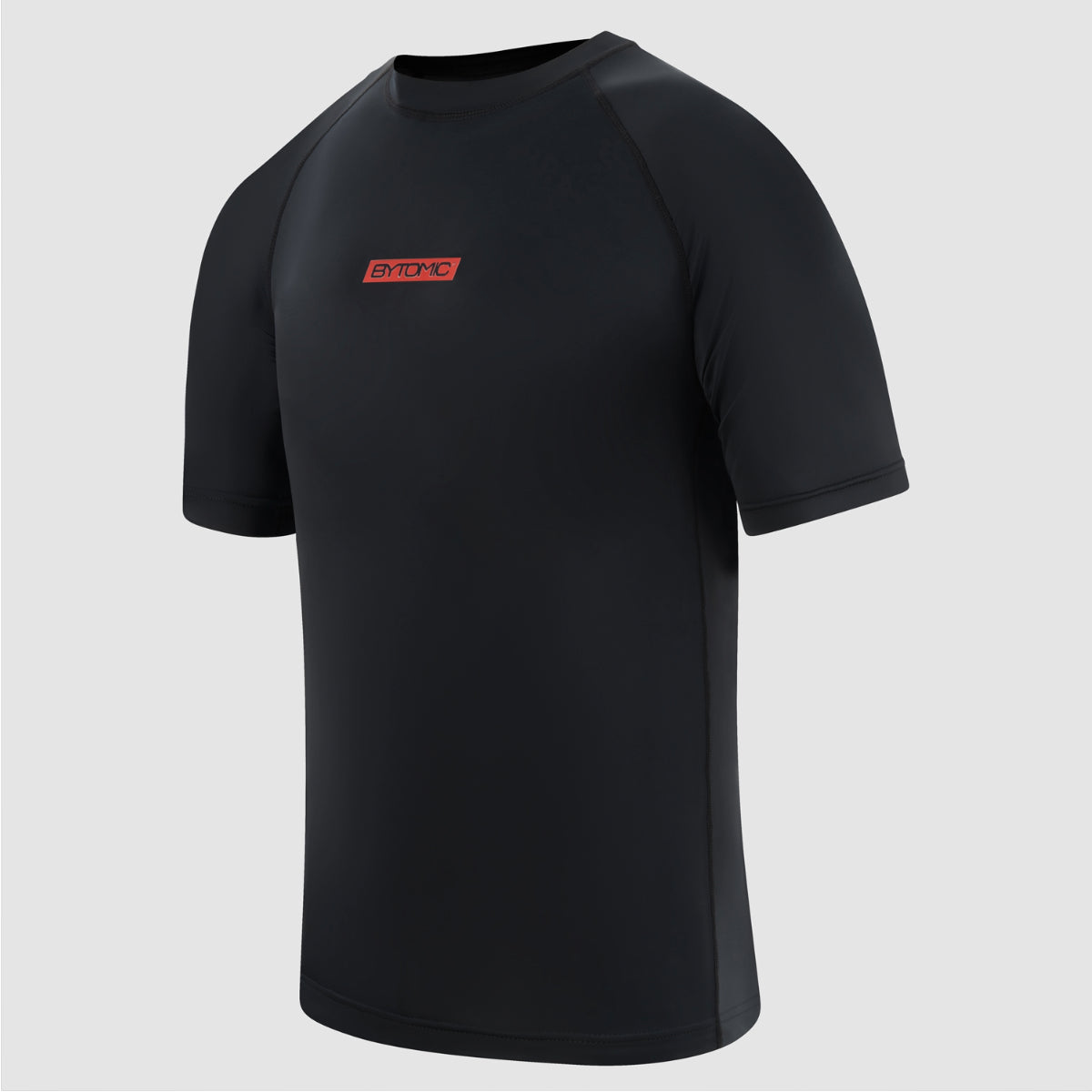 Black Bytomic Red Label Short Sleeve Rash Guard