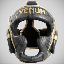 Dark Camo/Gold Venum Elite Head Guard