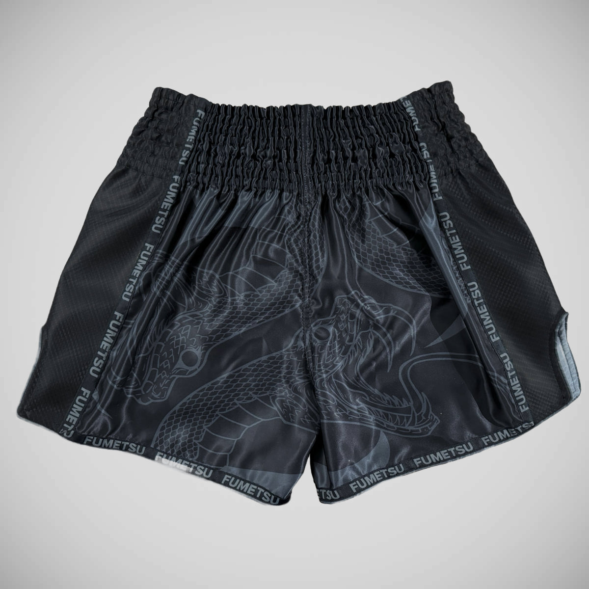 Fumetsu Anaconda Muay Thai Shorts Black/Black