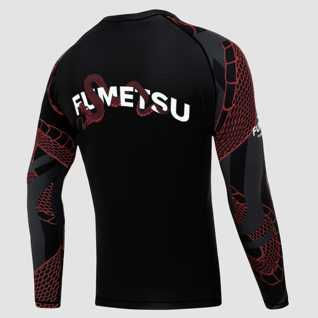 Black/Red Fumetsu Anaconda Womens Long Sleeve Rash Guard