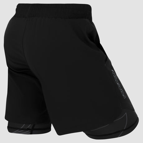 Black Fumetsu Icon Dual Layer Training Shorts