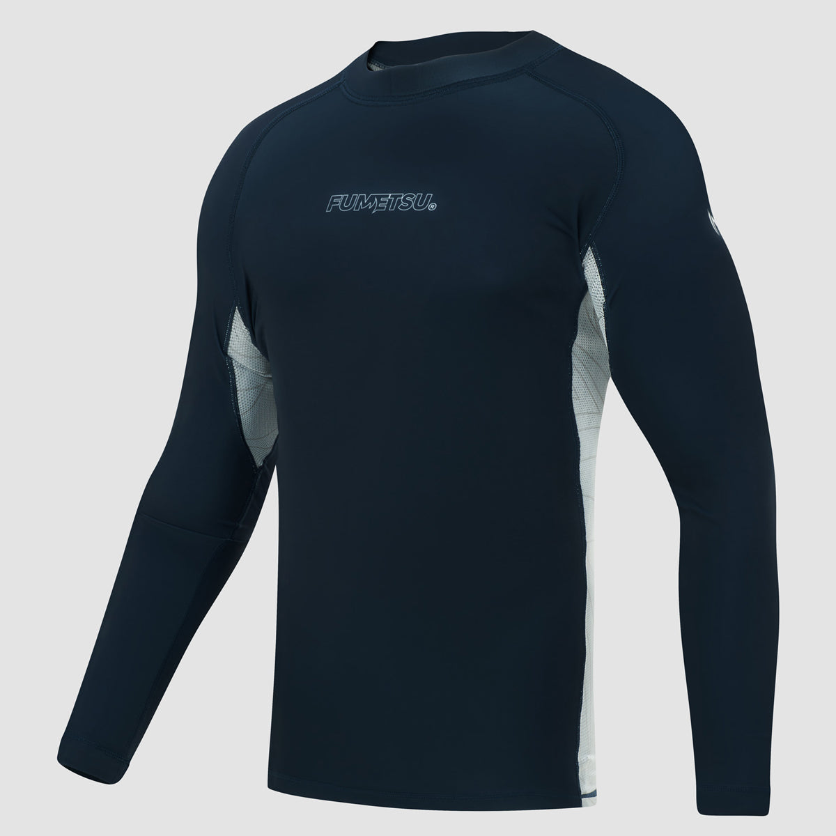 Fumetsu Icon Long Sleeve Rash Guard Navy/White