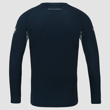 Fumetsu Icon Long Sleeve Rash Guard Navy/White