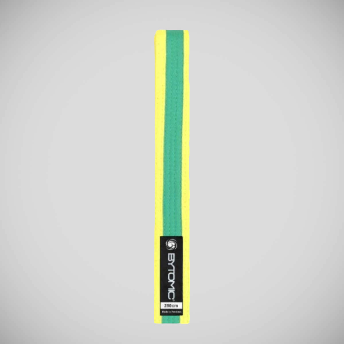 Yellow/Green Bytomic Coloured Stripe Martial Arts Belt