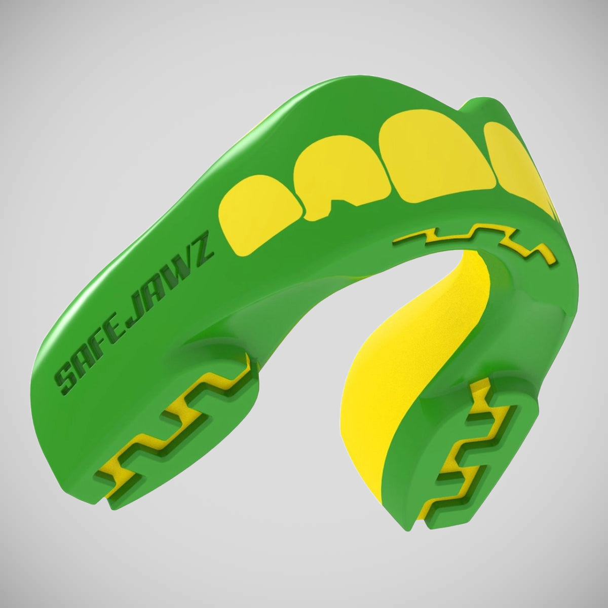 Green/Yellow SafeJawz Extro Ogre Mouth Guard