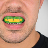 Green/Yellow SafeJawz Extro Ogre Mouth Guard