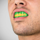 Green/Yellow SafeJawz Extro Ogre Mouth Guard