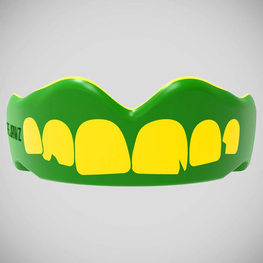 Green/Yellow SafeJawz Extro Ogre Mouth Guard