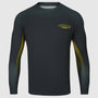 Grey Fumetsu Varsity Long Sleeve Rash Guard