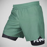 Khaki/Black Fumetsu Dual Layer Fight Shorts