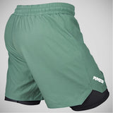 Khaki/Black Fumetsu Dual Layer Fight Shorts