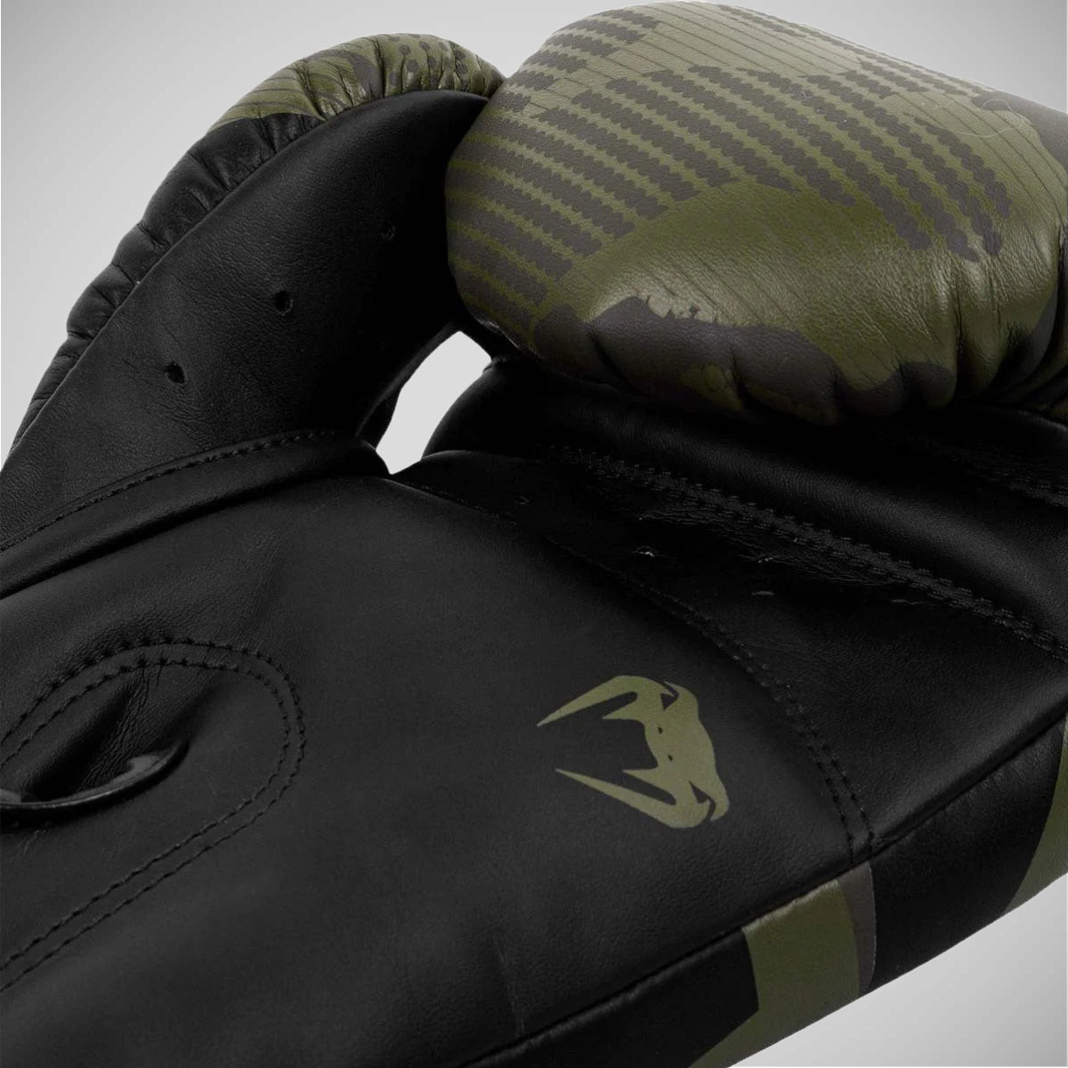 Khaki/Camo Venum Elite Boxing Gloves